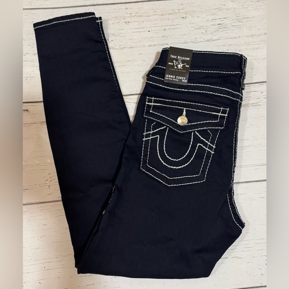 Jennie Big T Curvy Skinny Jean by True Religion - Picture 2 of 12